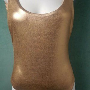 NWT Dolce Vita Metallic One Piece Gold HighCut